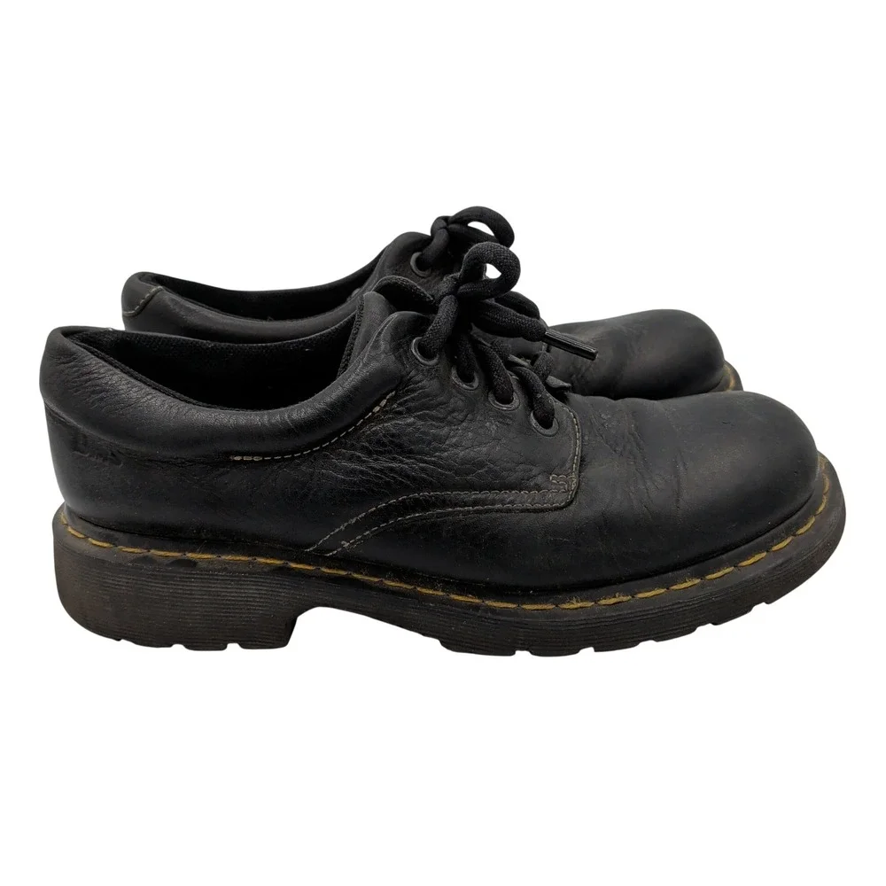 Dr. Martens 11290 Black Leather Chunky Oxford Shoes Mens US 11 UK 10 EU 45